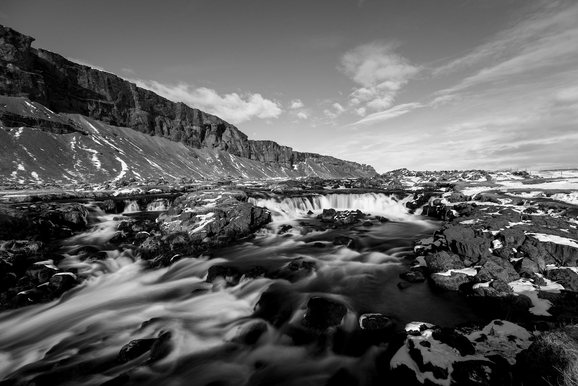 This is a small waterfall you can find on the way to Hoff just driving on the Ring Road in Iceland. It's amazing what can be seen on the road in Iceland!