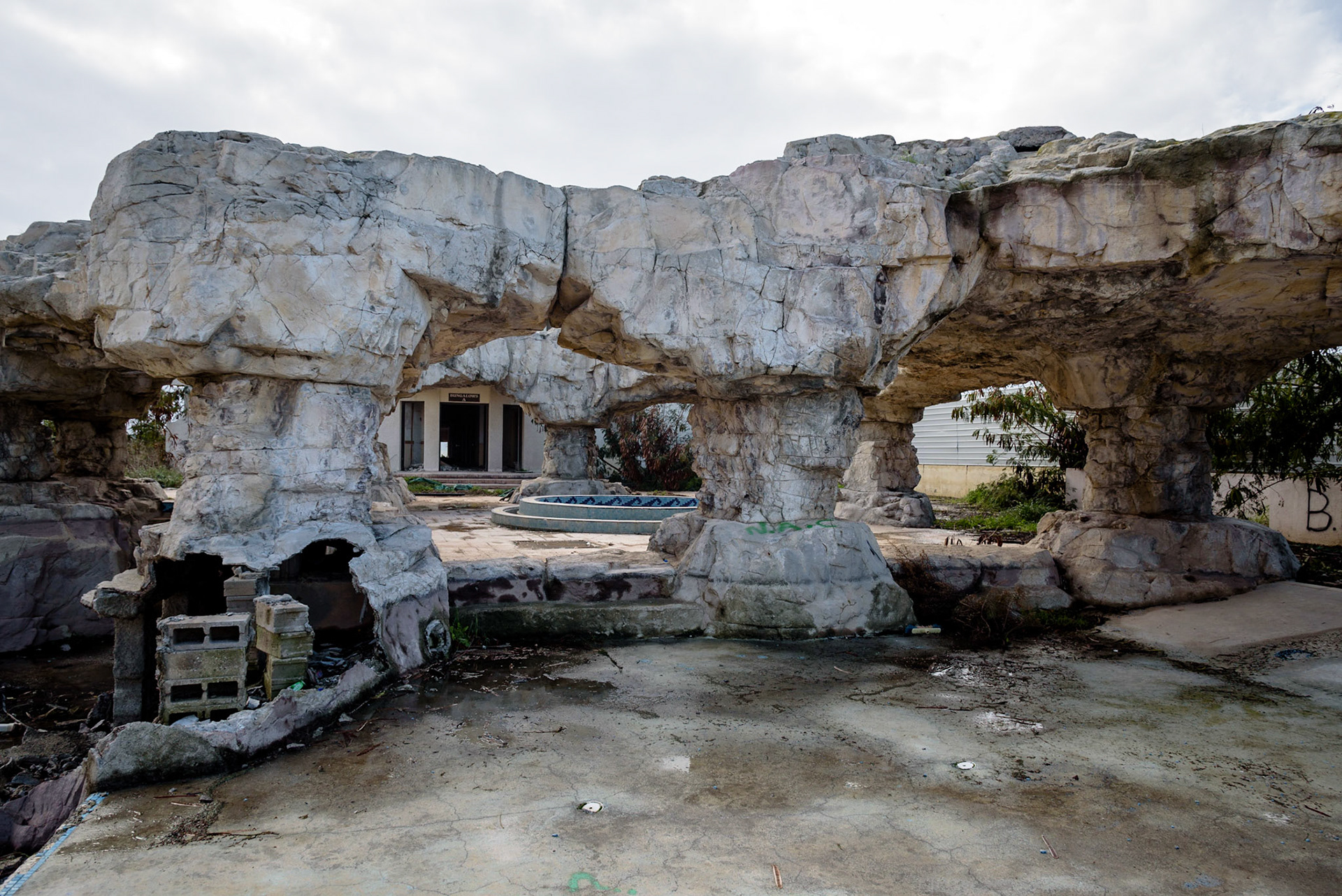 Urban exploration in an abandoned hotel in Larnaca, Cyprus
