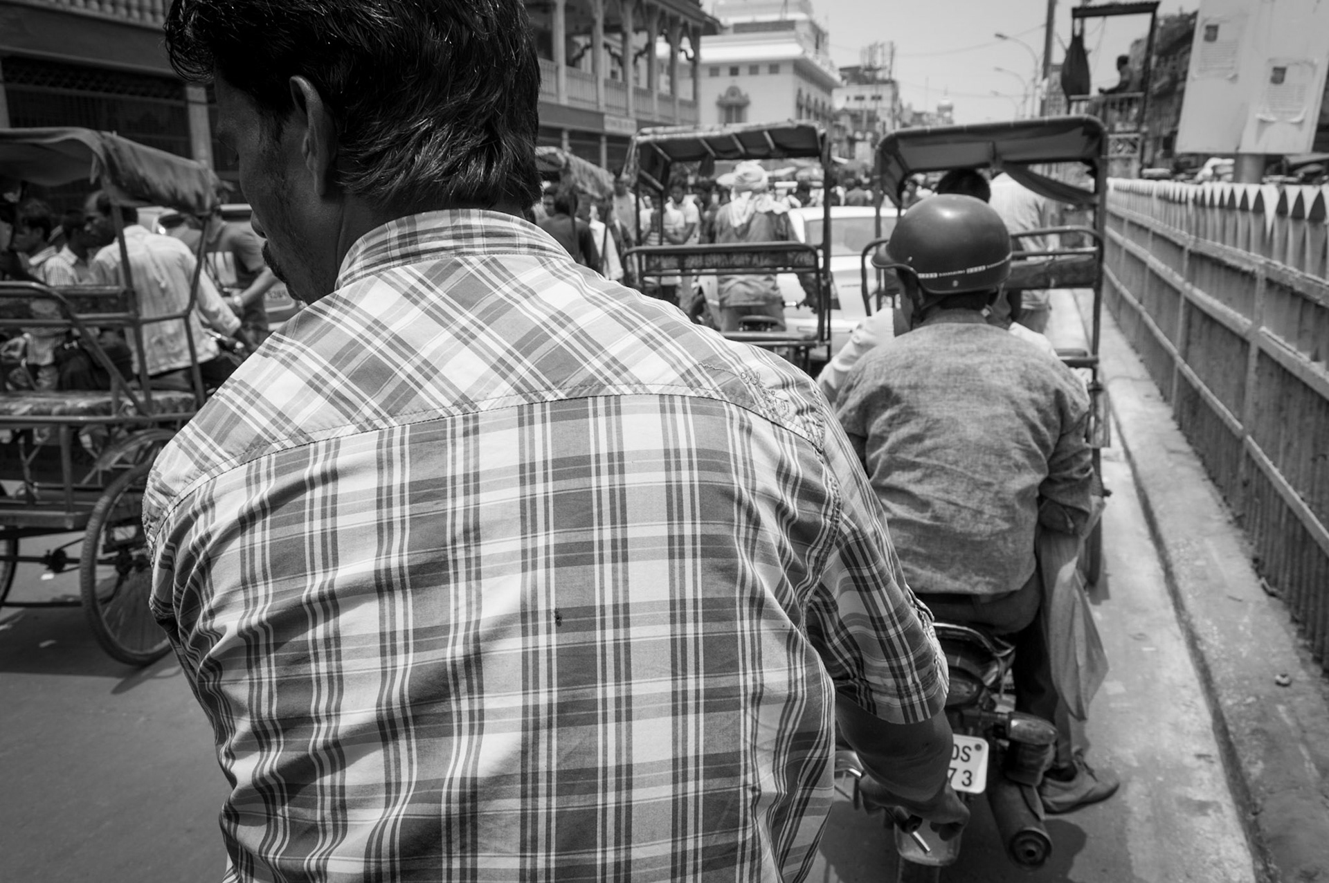 Risckshaw Ride in Old Delhi, India