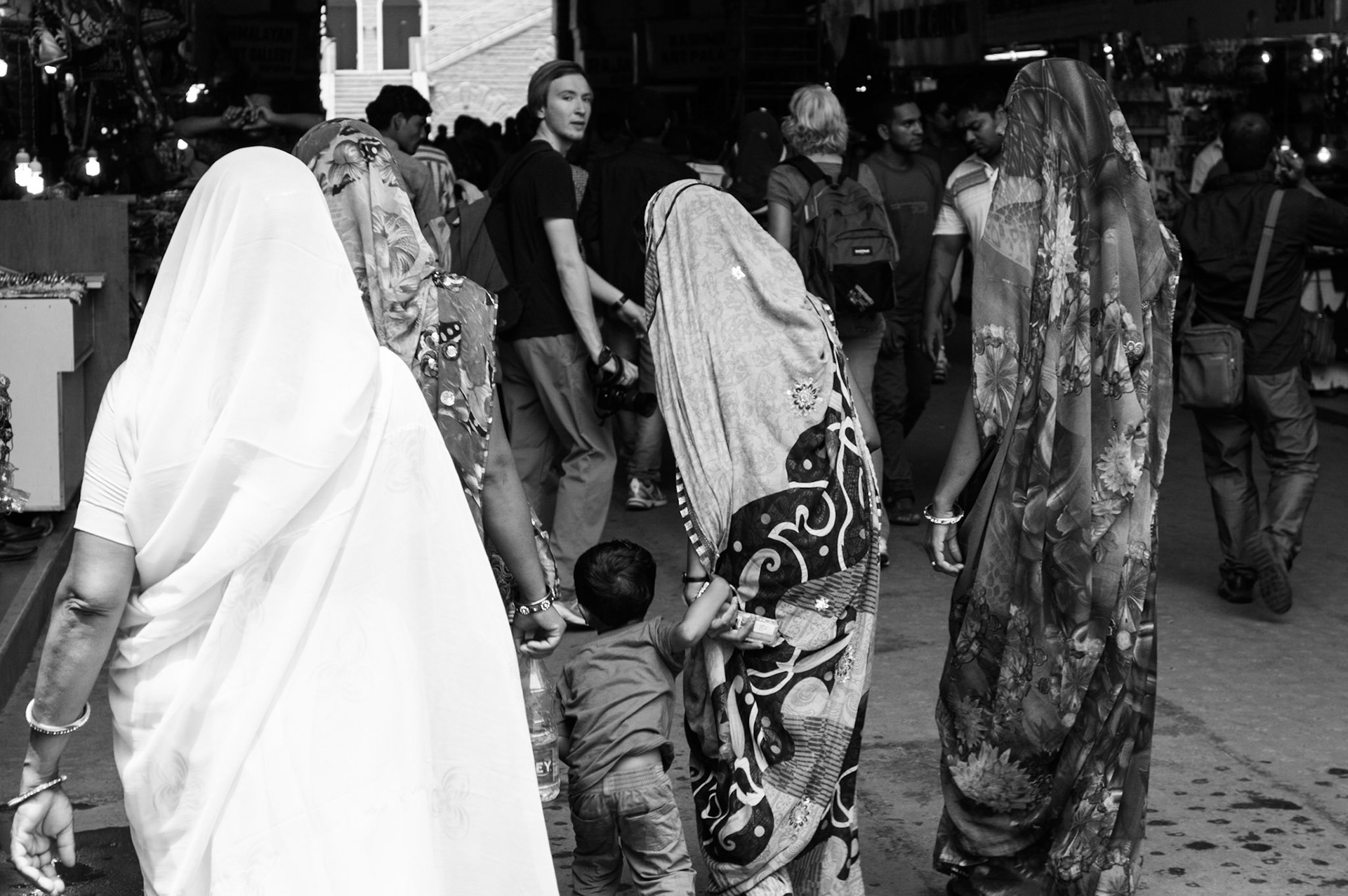 Street Photography in Red Fort in Old Delhi, India
