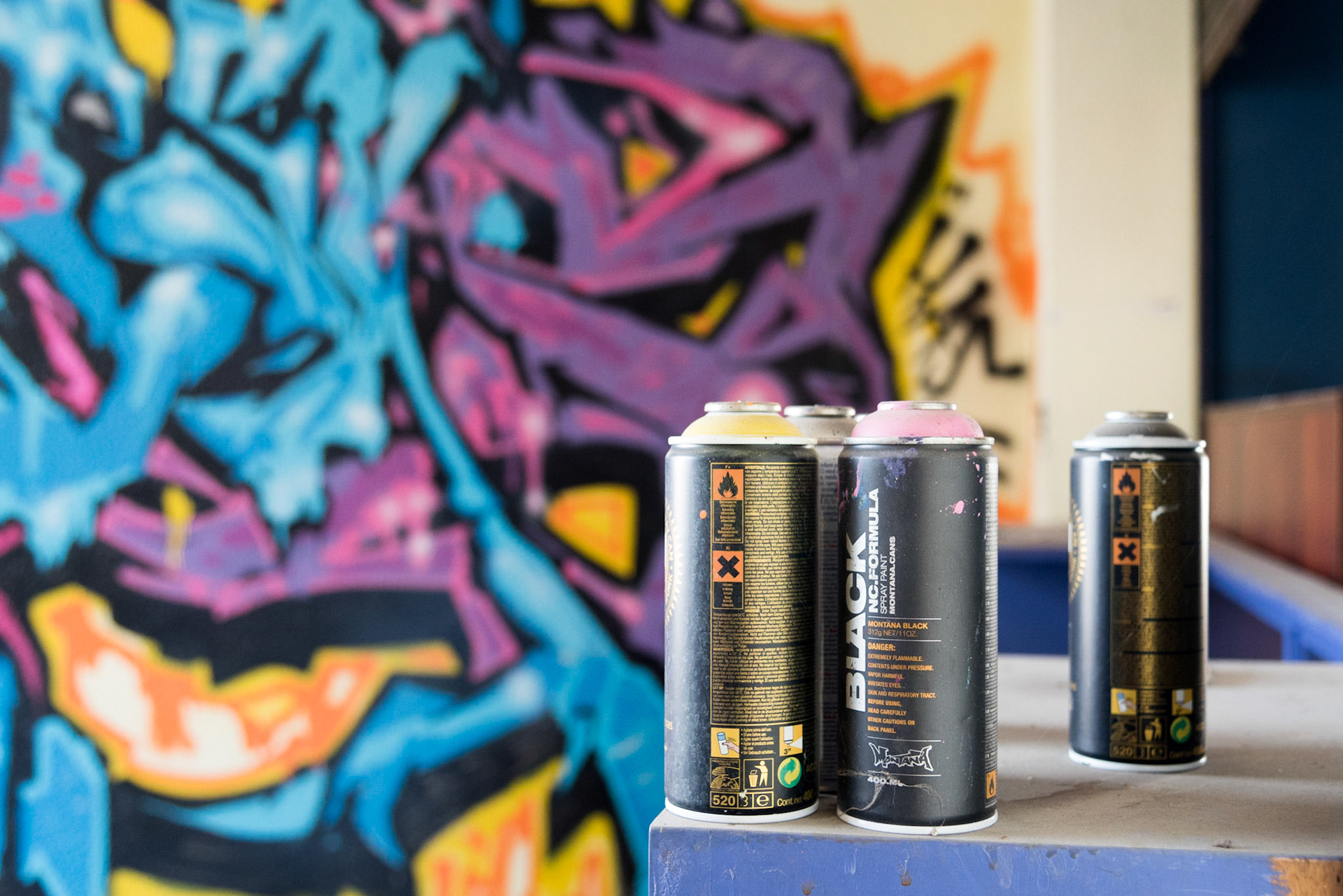 Urban exploration in an abandoned cinema in Nicosia, Cyprus