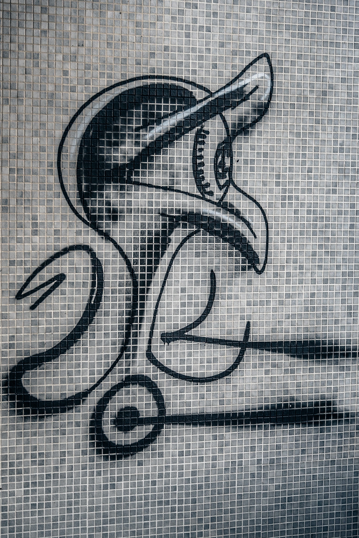 Street art in an abandoned hotel in Nicosia, Cyprus