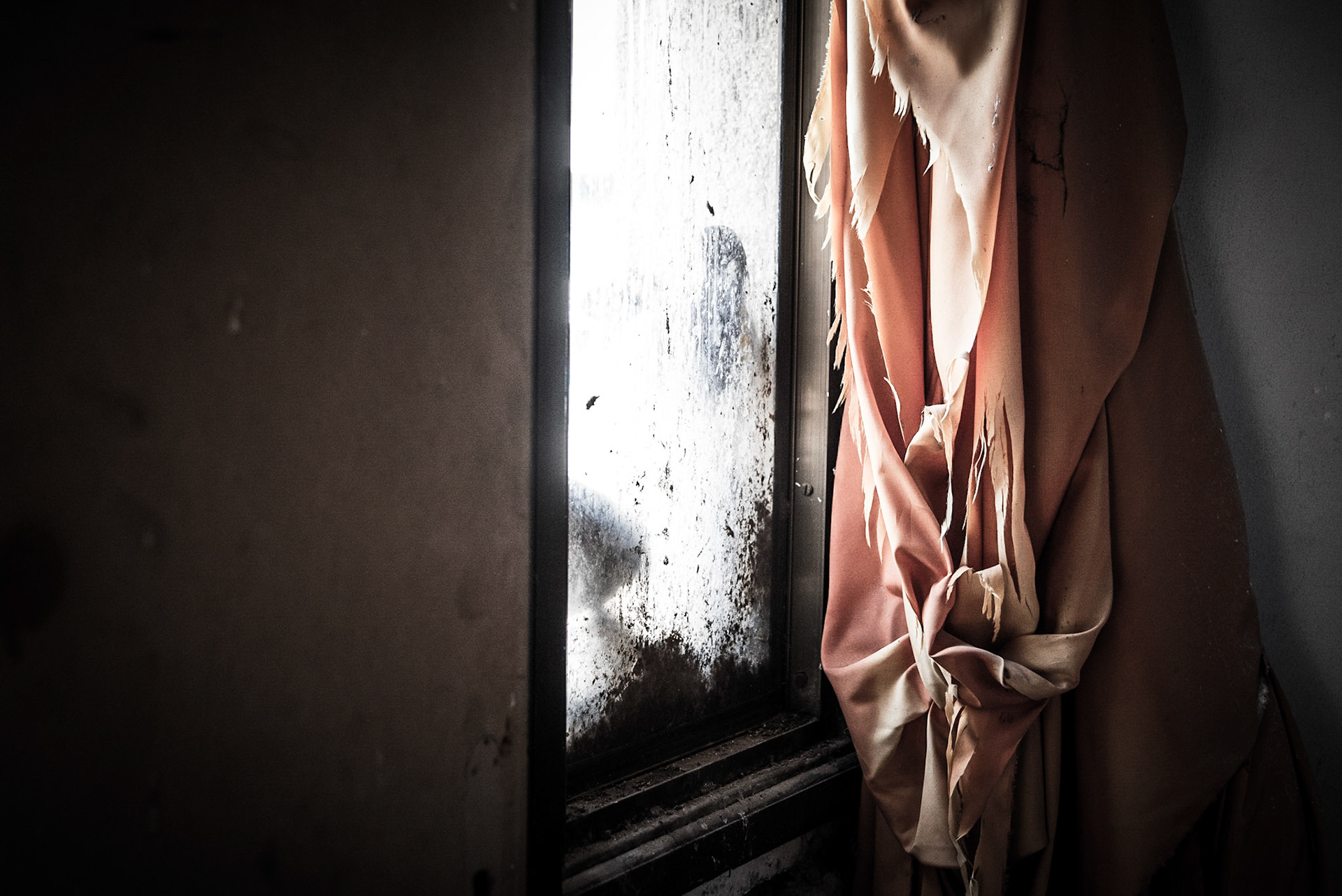 Urban exploration in an abandoned cinema in Nicosia, Cyprus