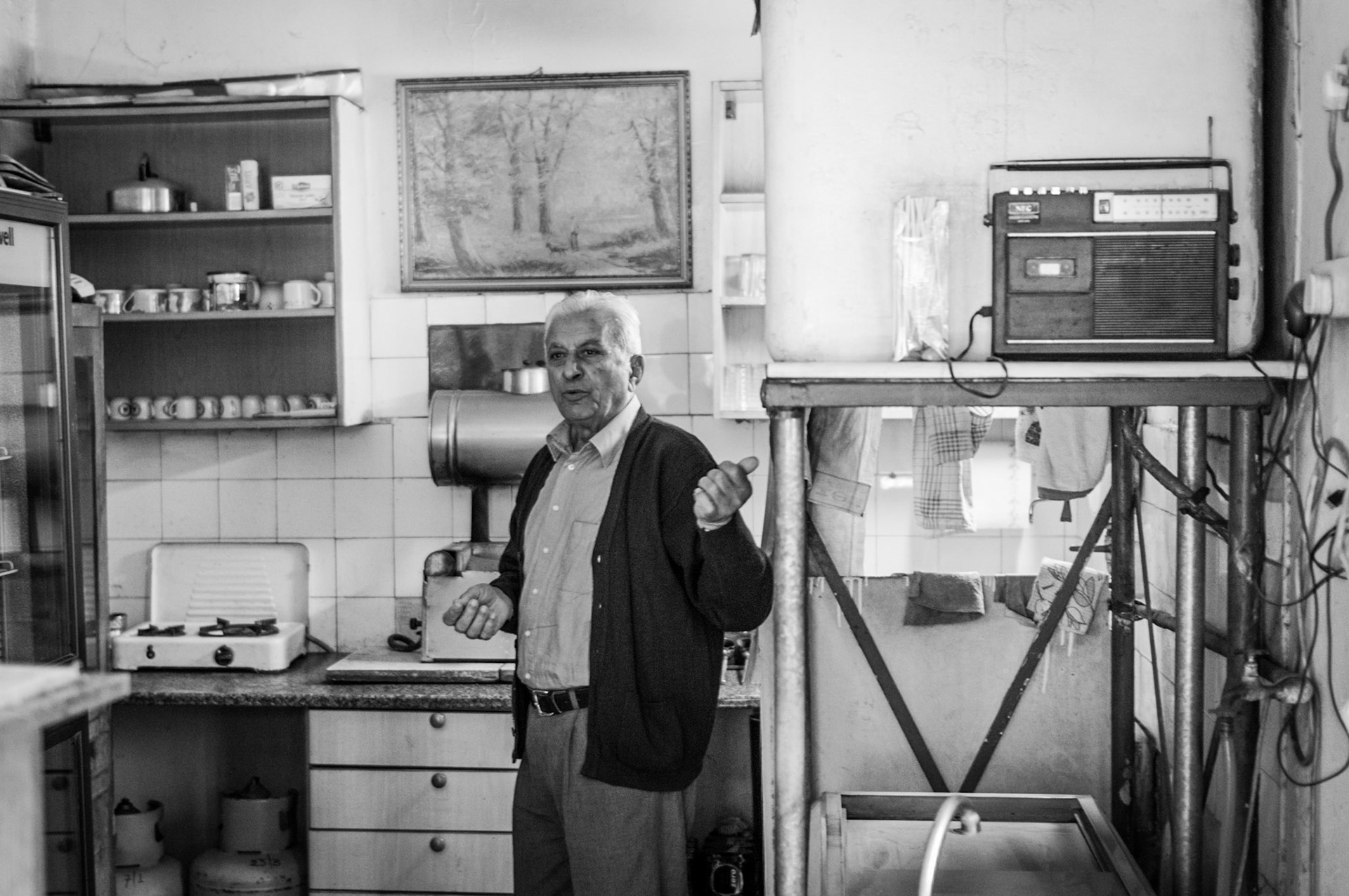 Inside an old coffee shop in Old Nicosia, Cyprus