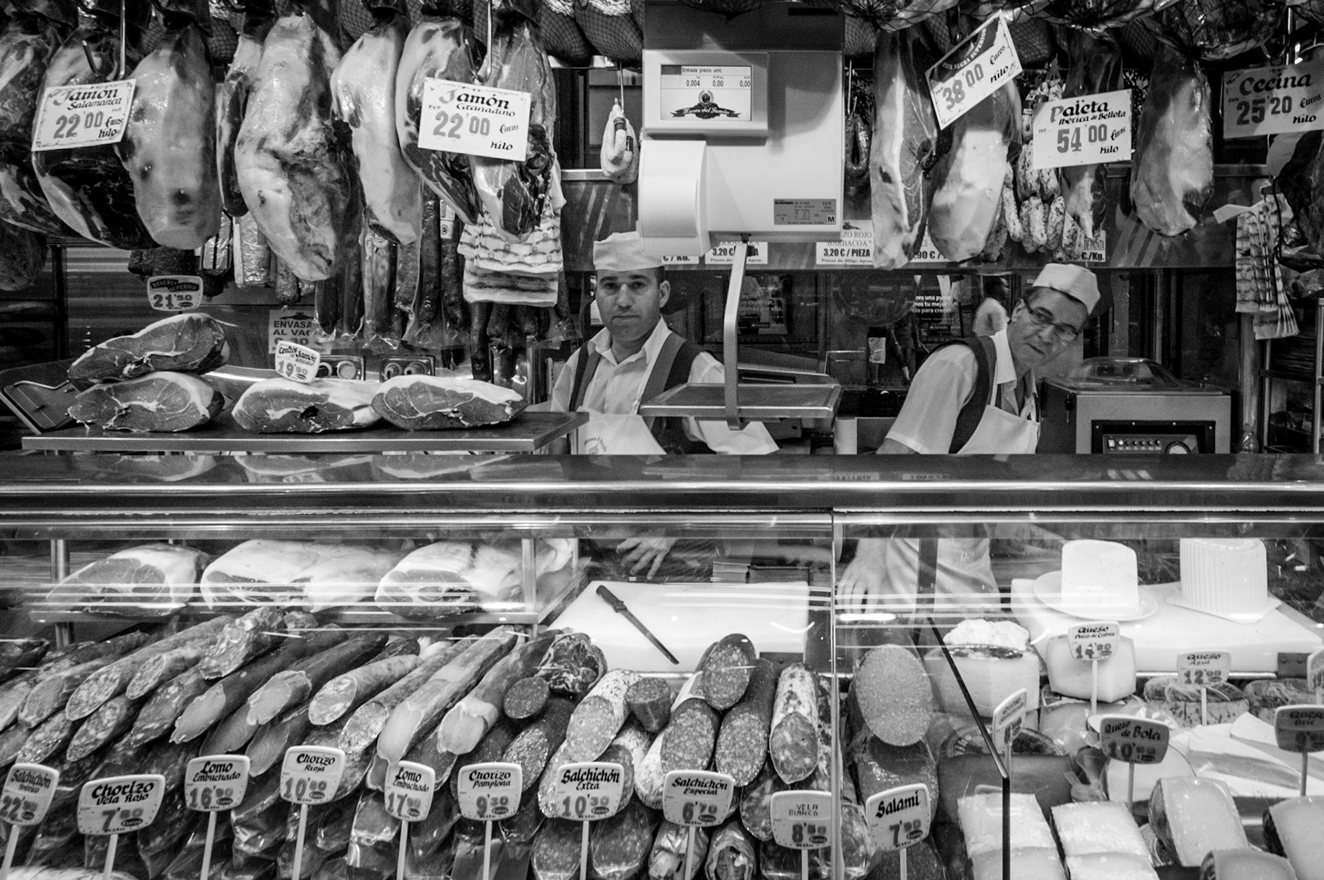 Museo del Jamón (Ham Museum) in Madrid Spain