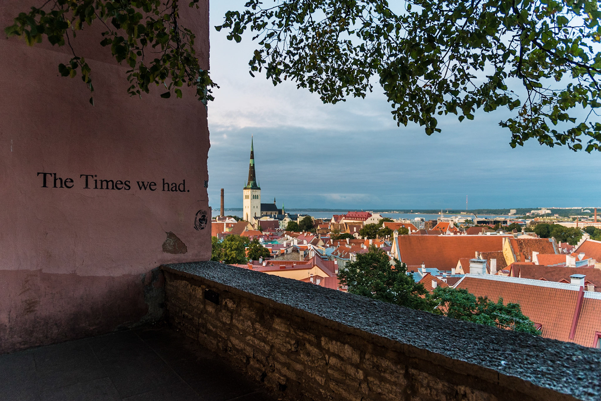 View of Tallinn from the Kohtuotsa viewing platform in Estonia