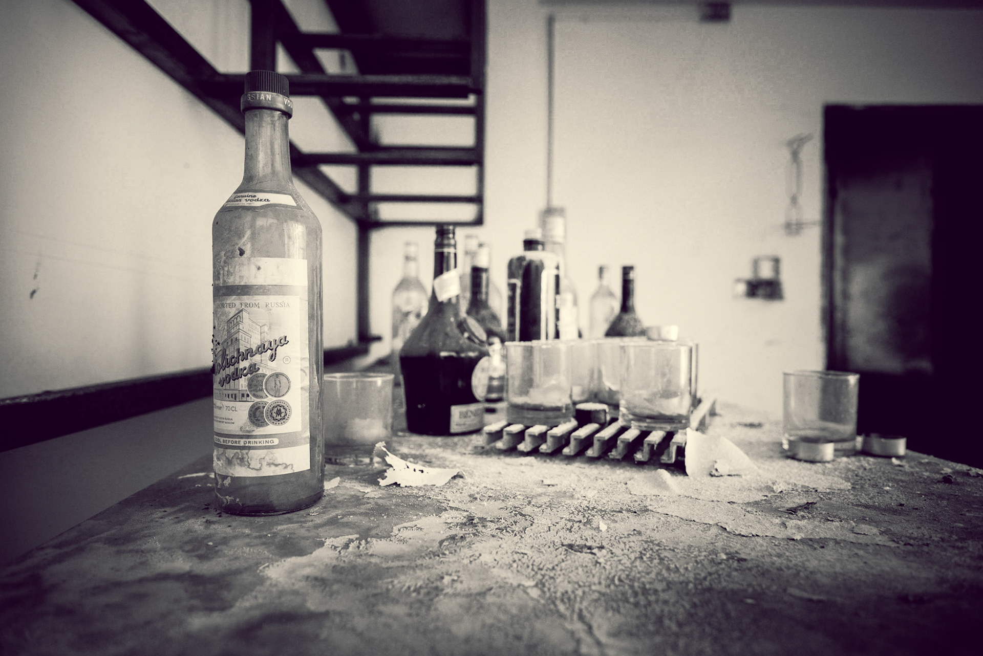 Urban exploration in an abandoned cinema in Nicosia, Cyprus