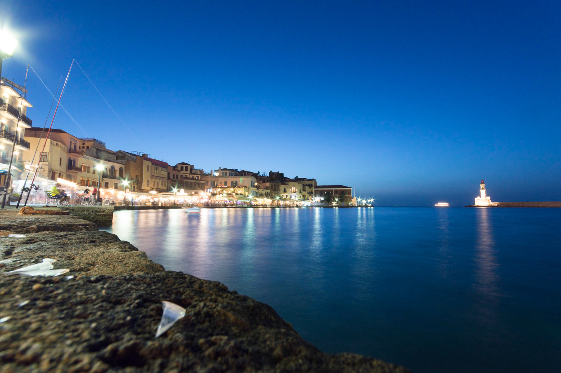 Chania Port in Greece, Crete