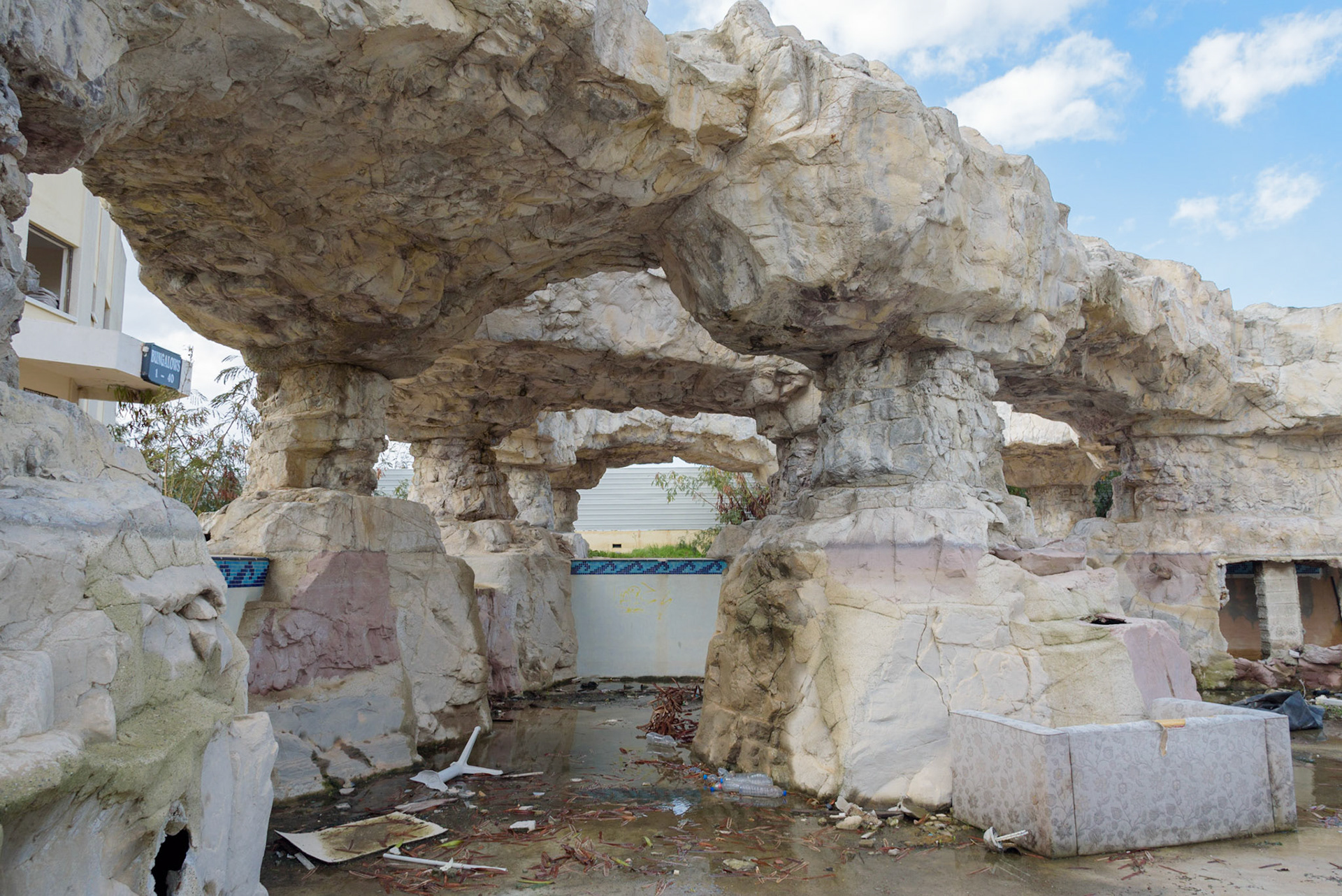 Urban exploration in an abandoned hotel in Larnaca, Cyprus