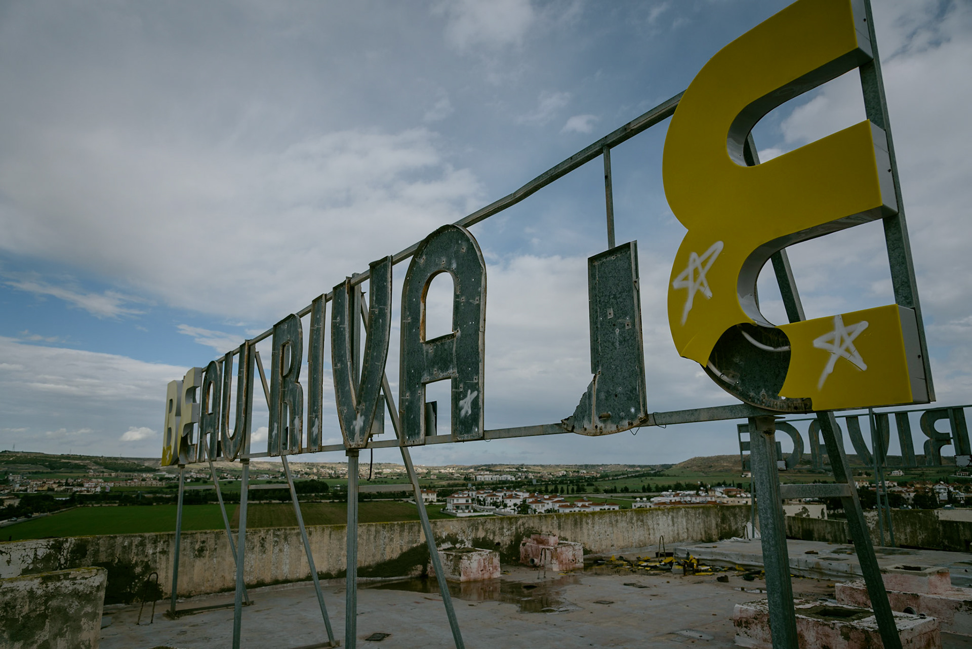 Urban exploration in an abandoned hotel in Larnaca, Cyprus