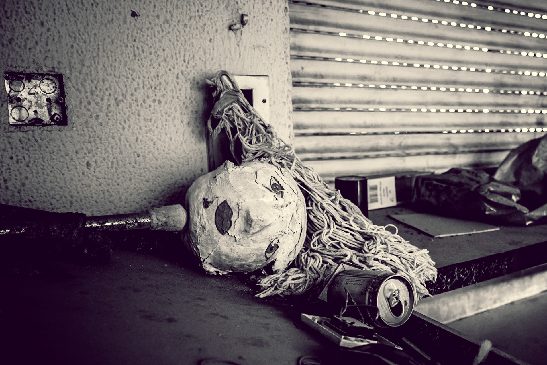 Urban exploration in an abandoned cinema in Nicosia, Cyprus