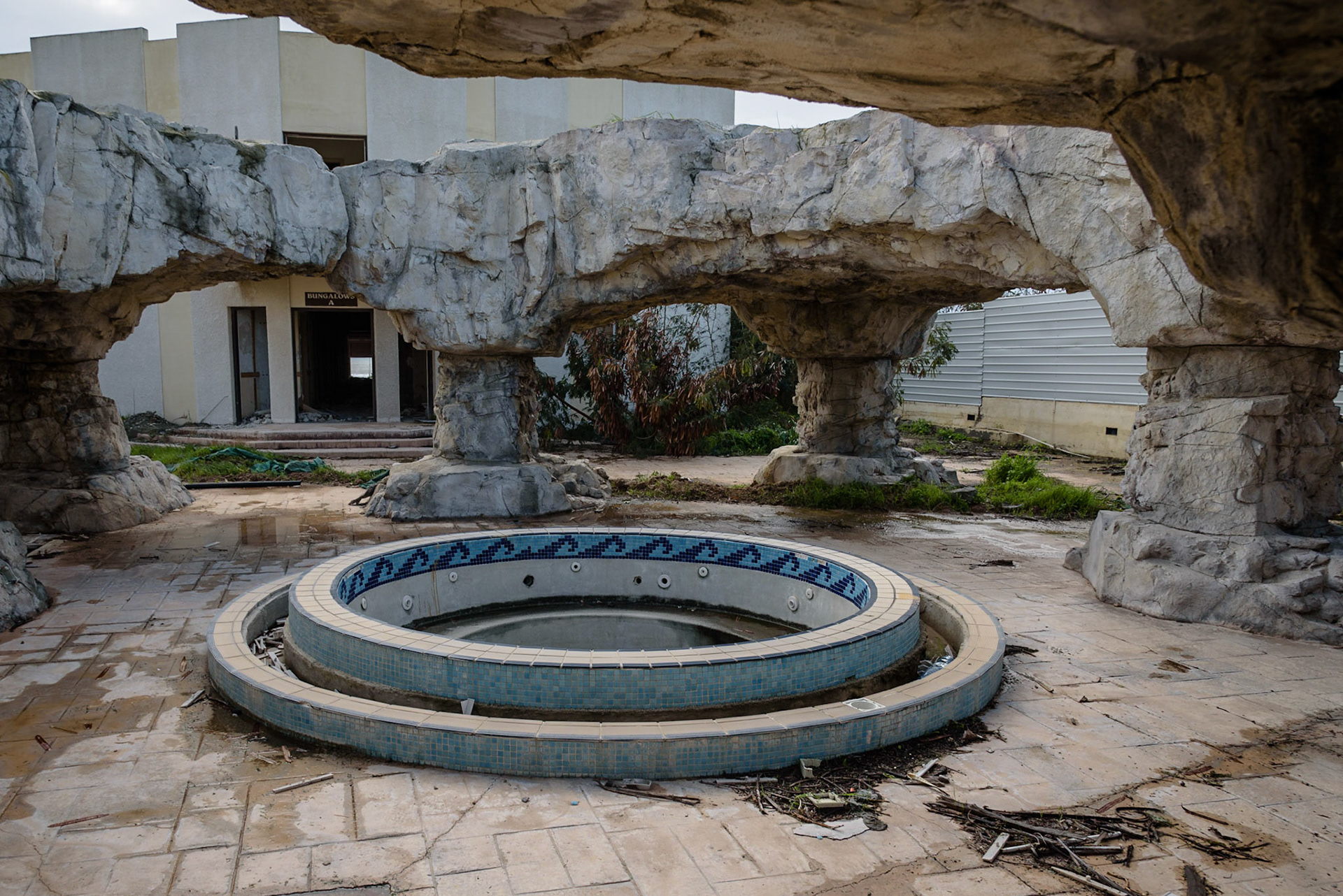Urban exploration in an abandoned hotel in Larnaca, Cyprus