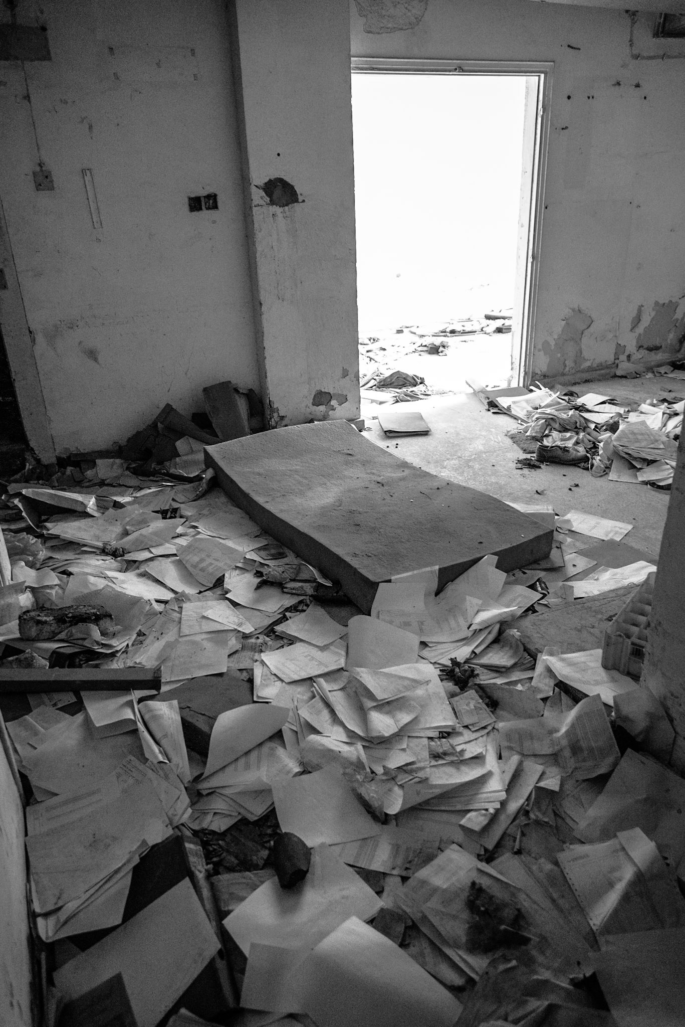 Urban exploration in an abandoned hotel in Larnaca, Cyprus