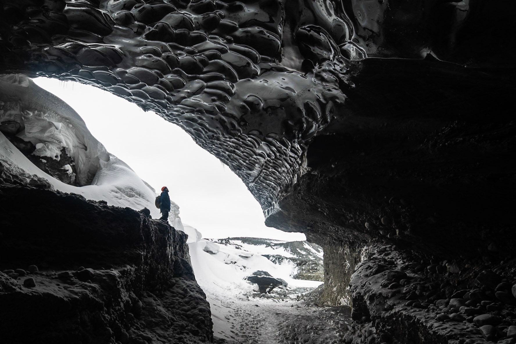 Black Diamond Ice Cave at Jokulsarlon Glacier