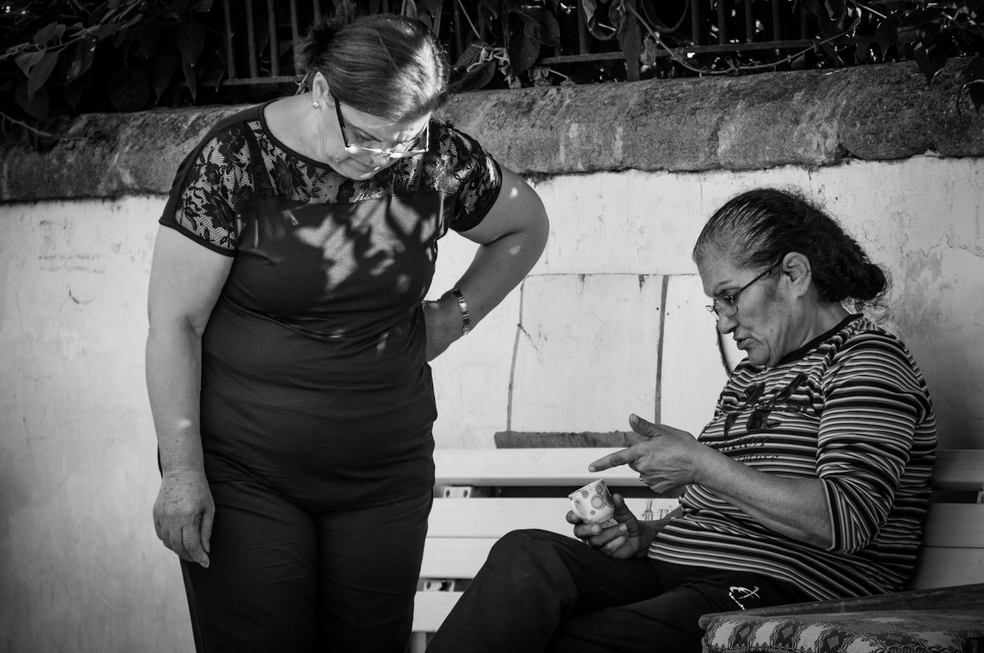 Reading the coffee in Old Nicosia, Cyprus