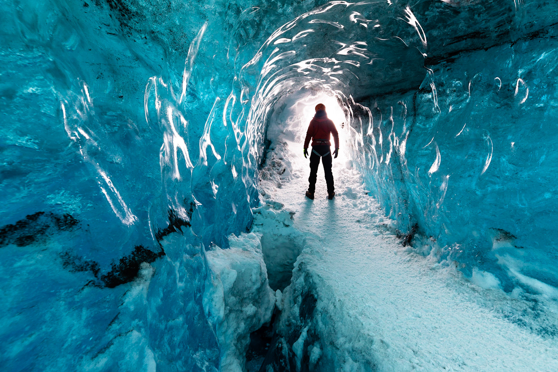 Blue Diamond Ice Cave at Jokulsarlon Glacier