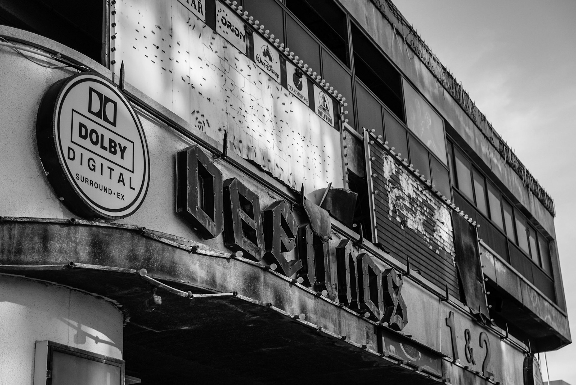 Urban exploration in an abandoned cinema in Nicosia, Cyprus