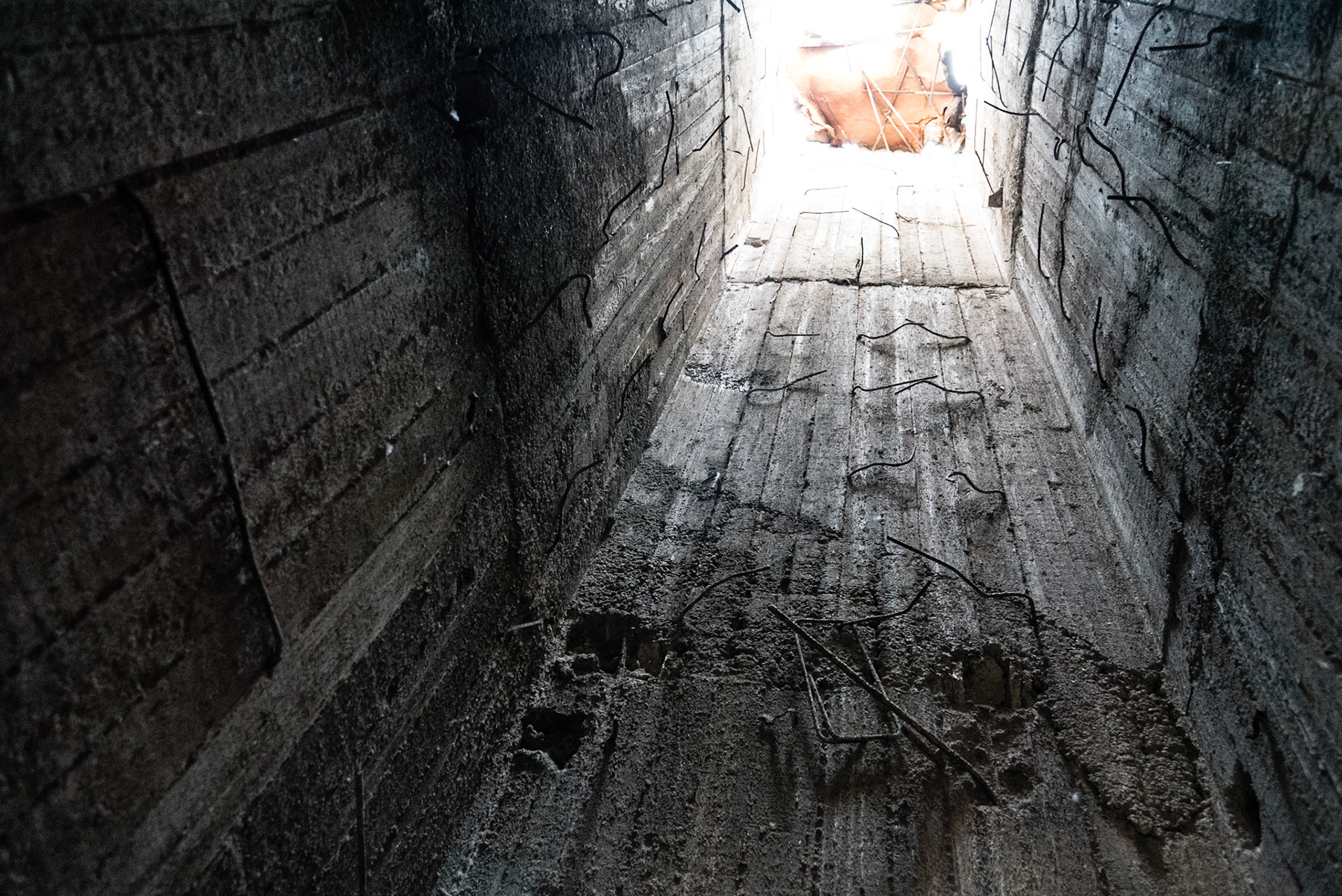 Urban exploration in an abandoned cinema in Nicosia, Cyprus