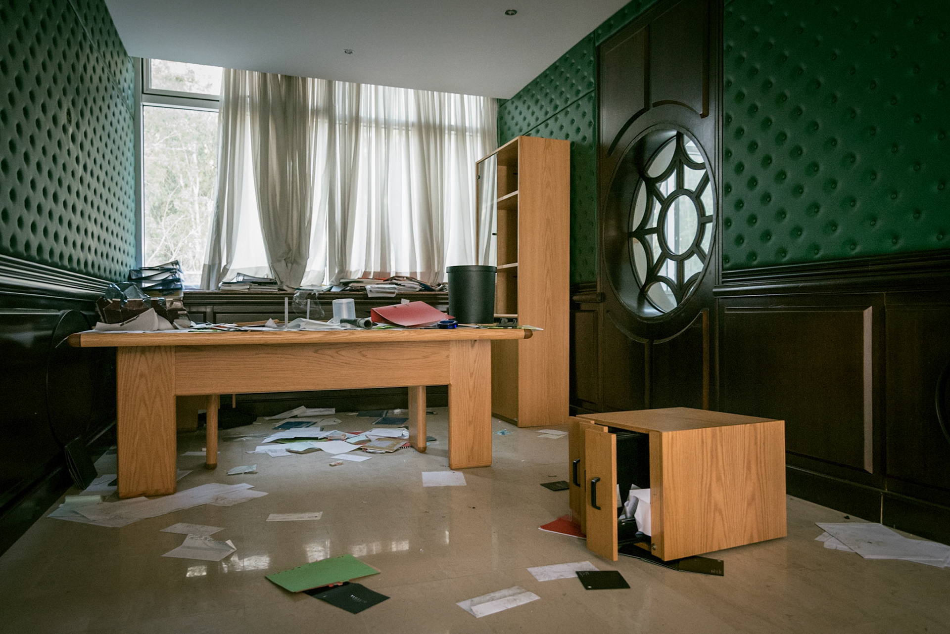 Found in the abandoned hotel in Nicosia, Cyprus