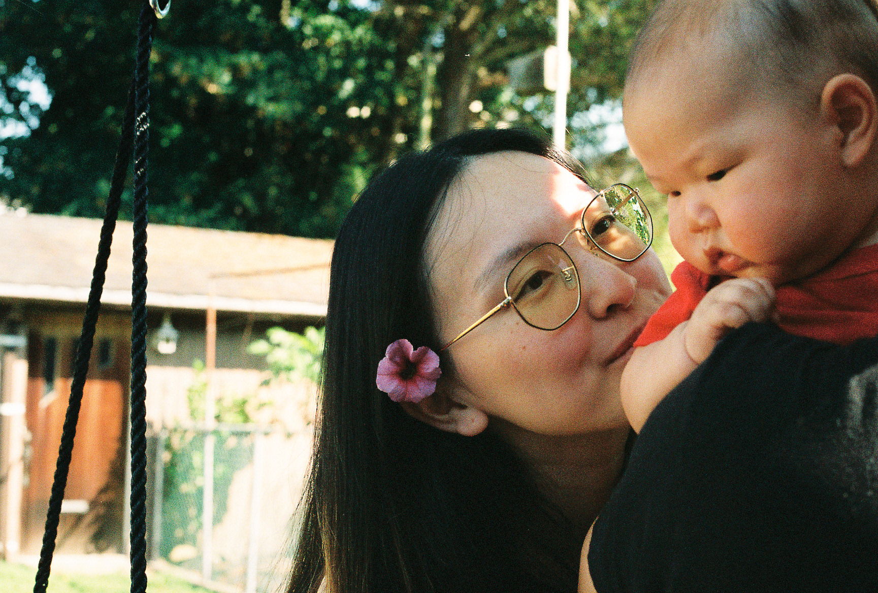 Vancouver newborn photography on 35mm film