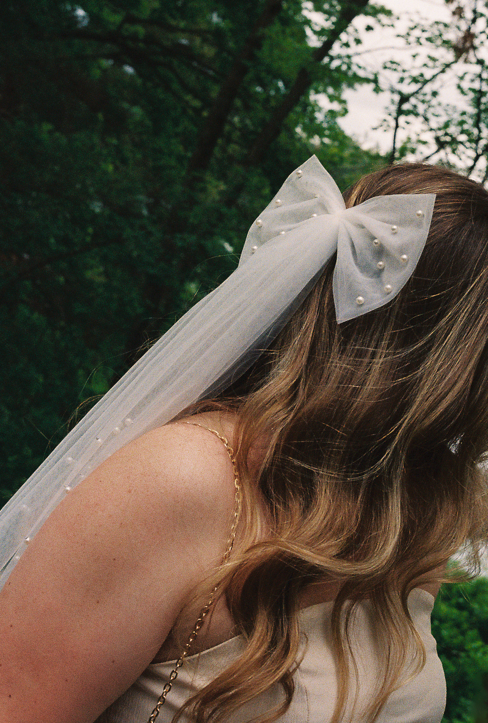 Bridal portraits on film in Vancouver BC