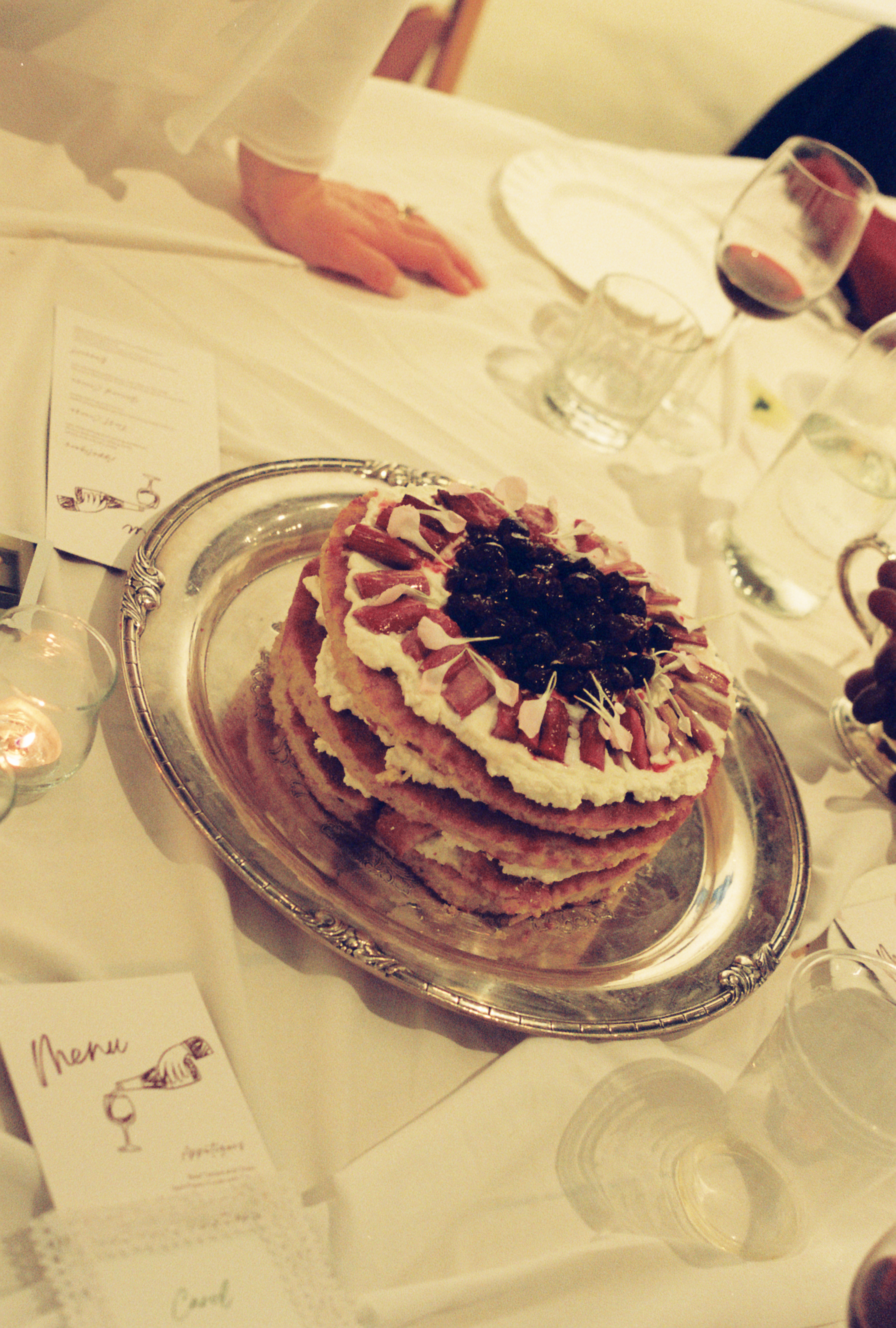 Cake by From Charlie - Intimate wedding catering captured on film