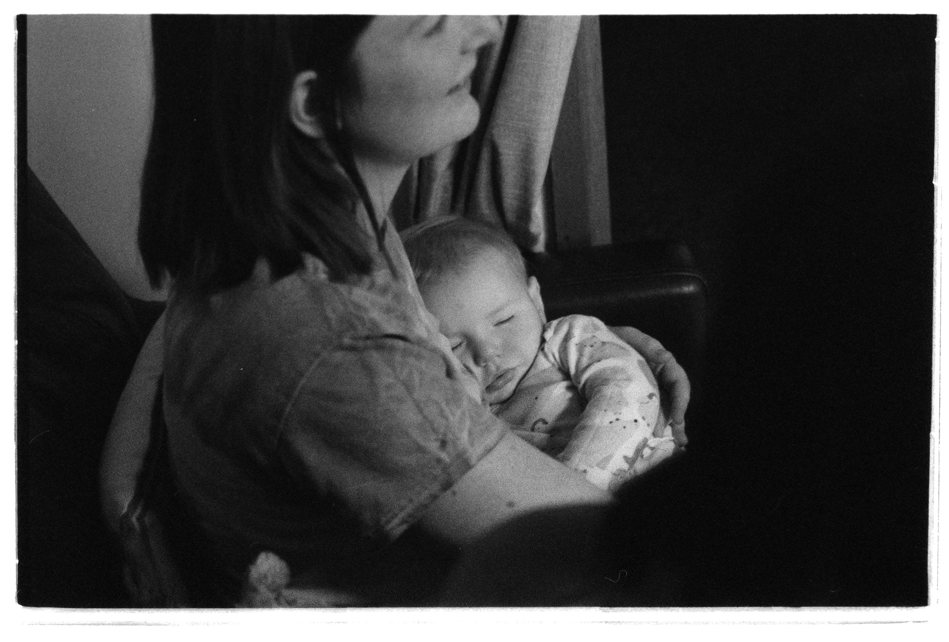 vancouver newborn and maternity photography on 35mm film
