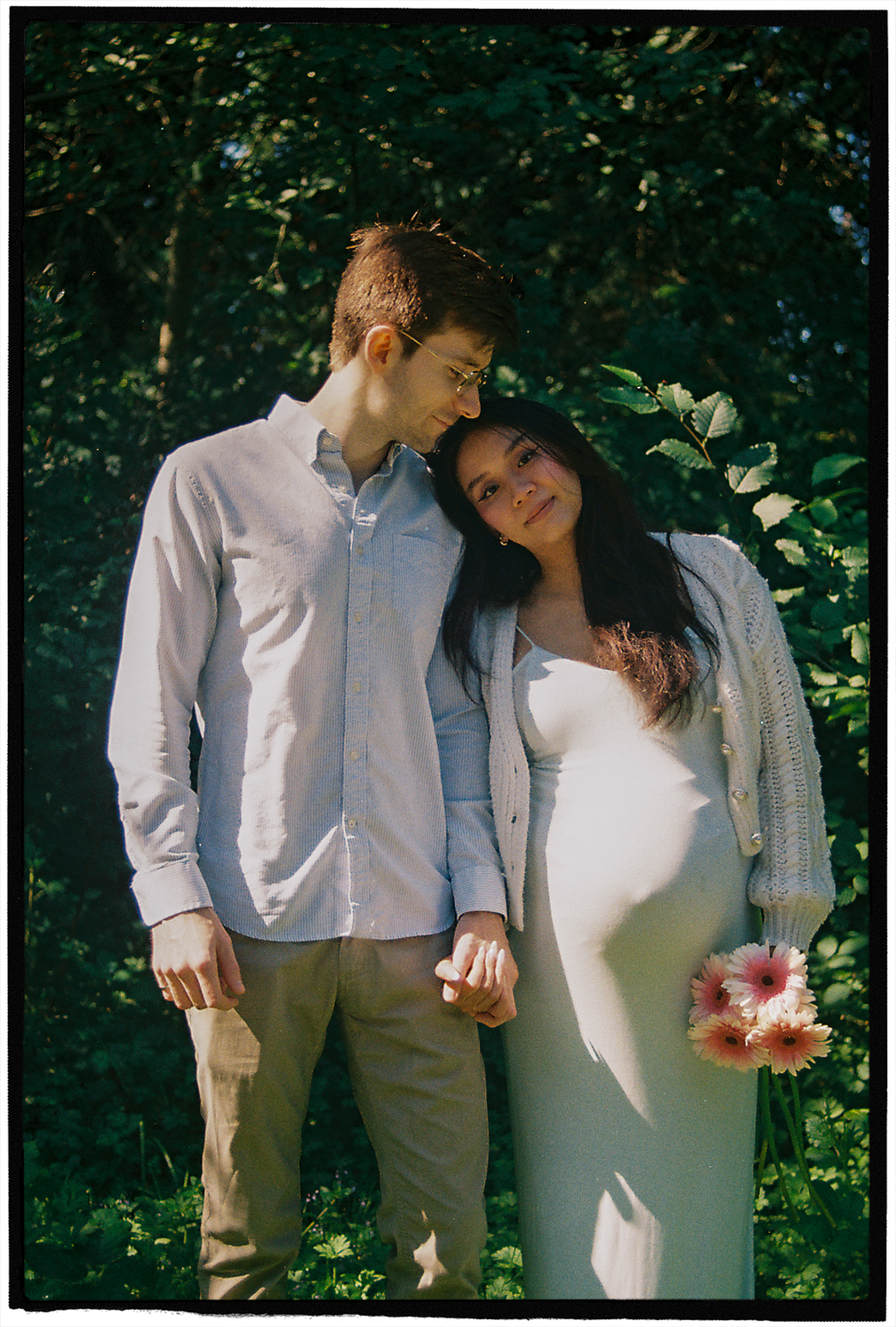 Vancouver maternity photos on 35mm film 