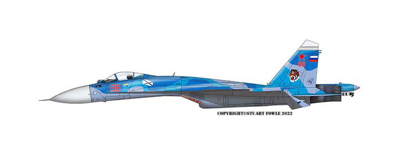 Digital illustrations of Russian Navy SU-33