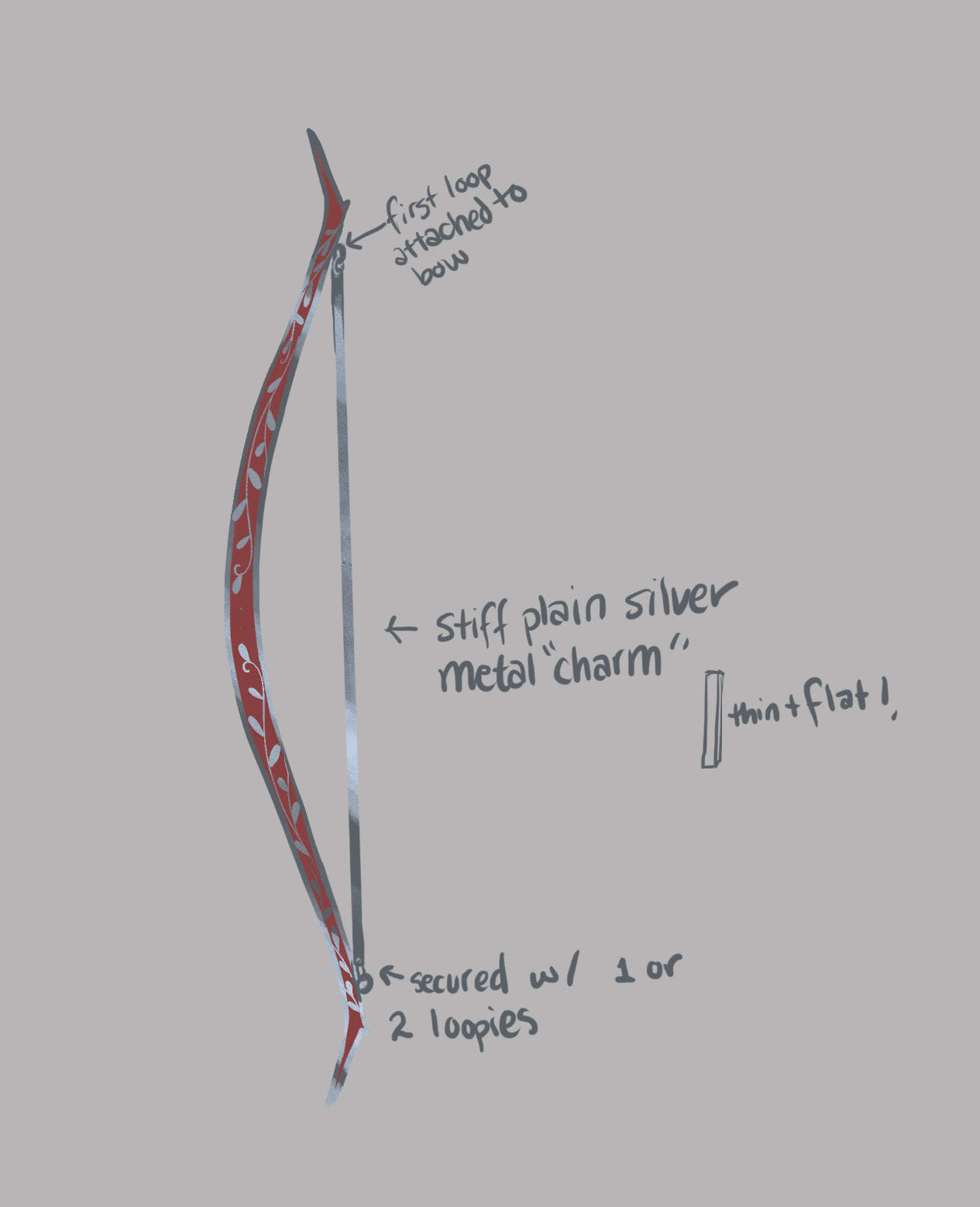 Revision after it was discovered the pin would be too brittle as one piece