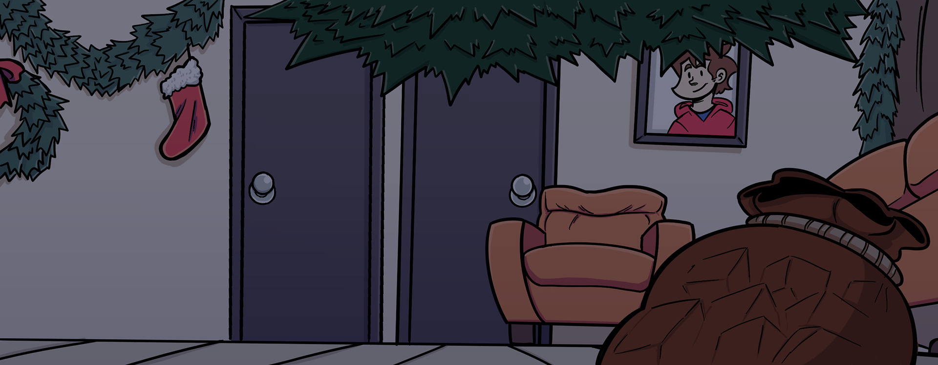 Santa's Bad Christmas 1st House #2 Background