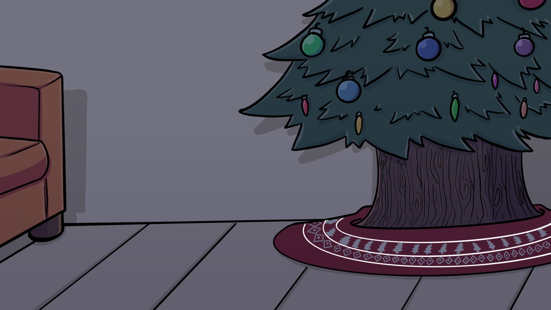Santa's Bad Christmas 1st House Background