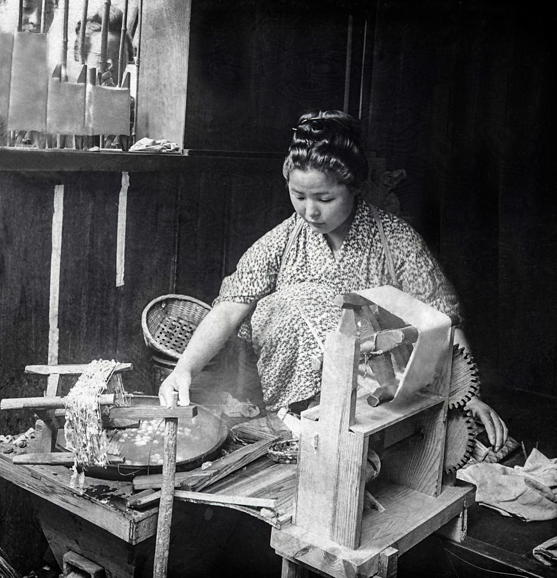 Restored from a glass negative