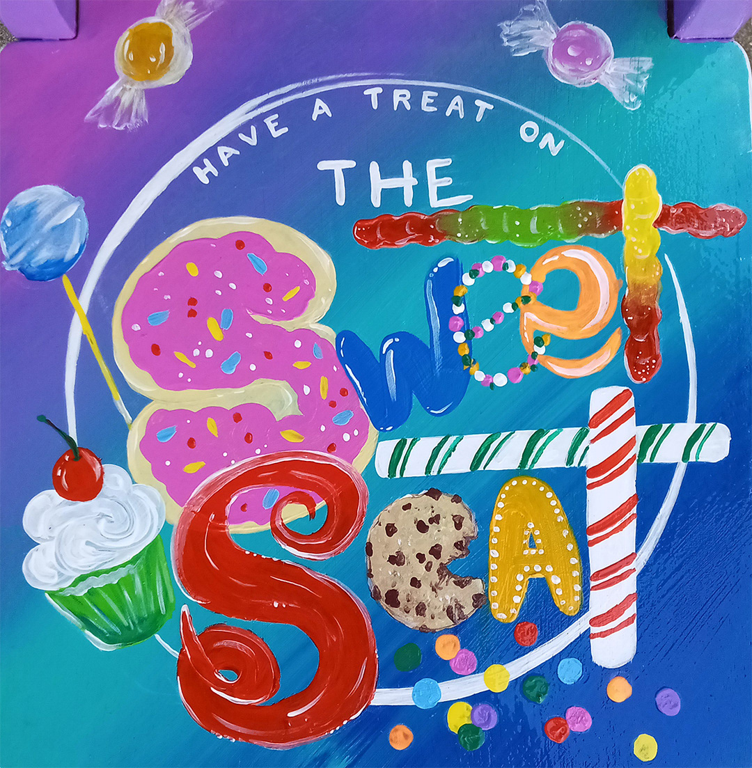 Donated to CHAIRish the Children Art Project, Sold for $500