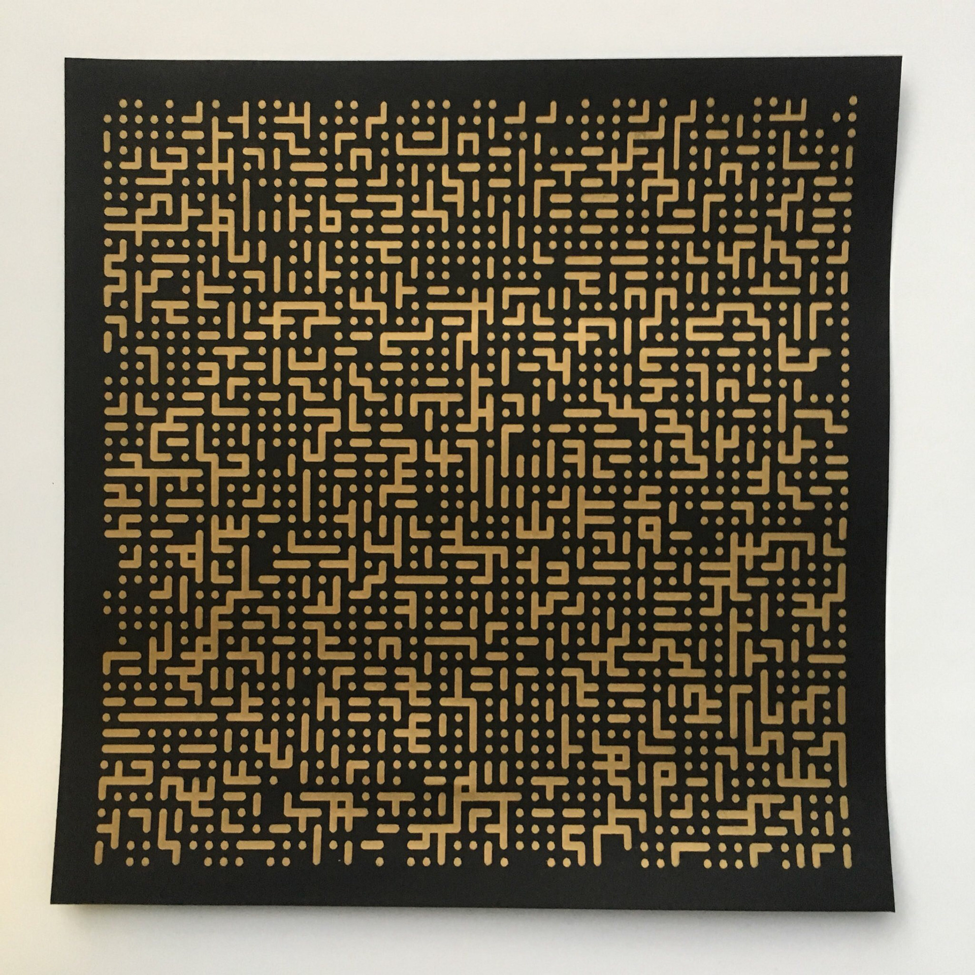 Generative drawings in paper