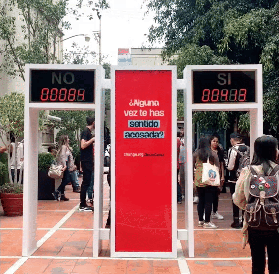 People-counting gates for Change.org