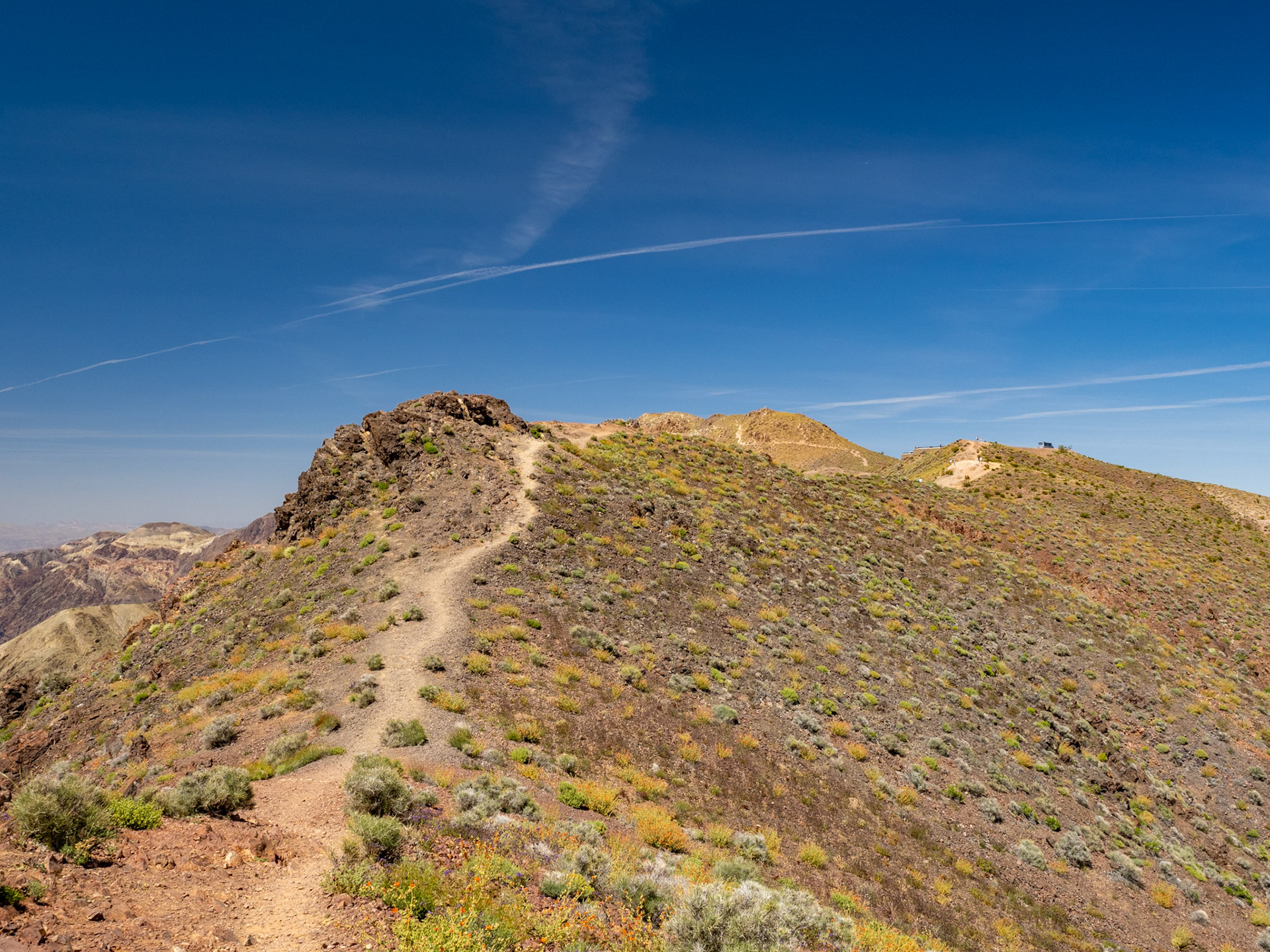 Trail to Dante's View parking lot
