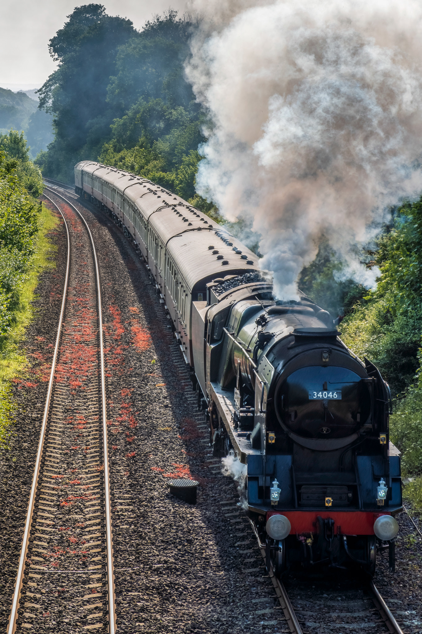 '34046 Braunton'. Hemerdon, Plymouth. 02.06.2025