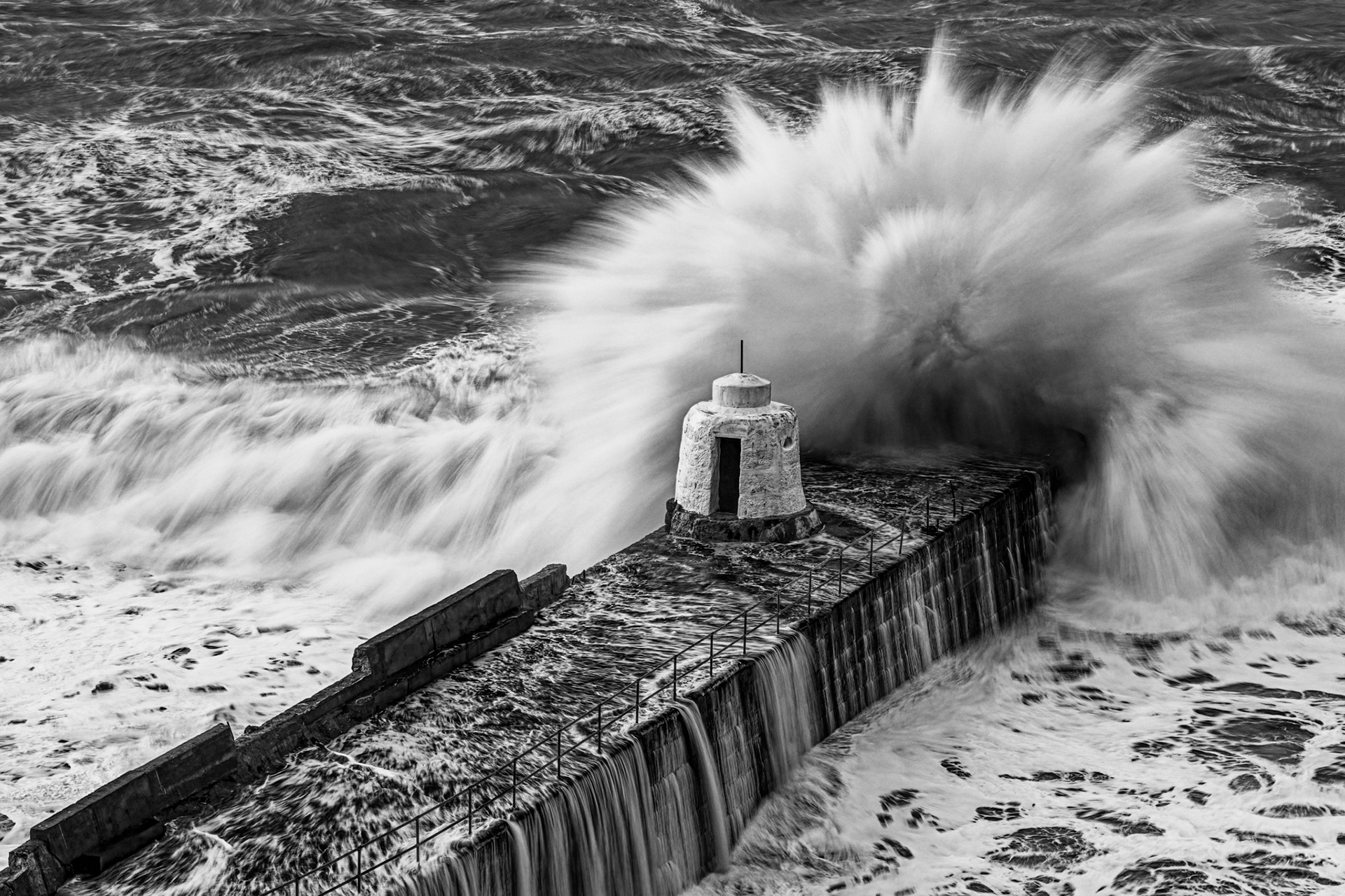 Storm Ciara. Potreath, Redruth. 10.02.2020