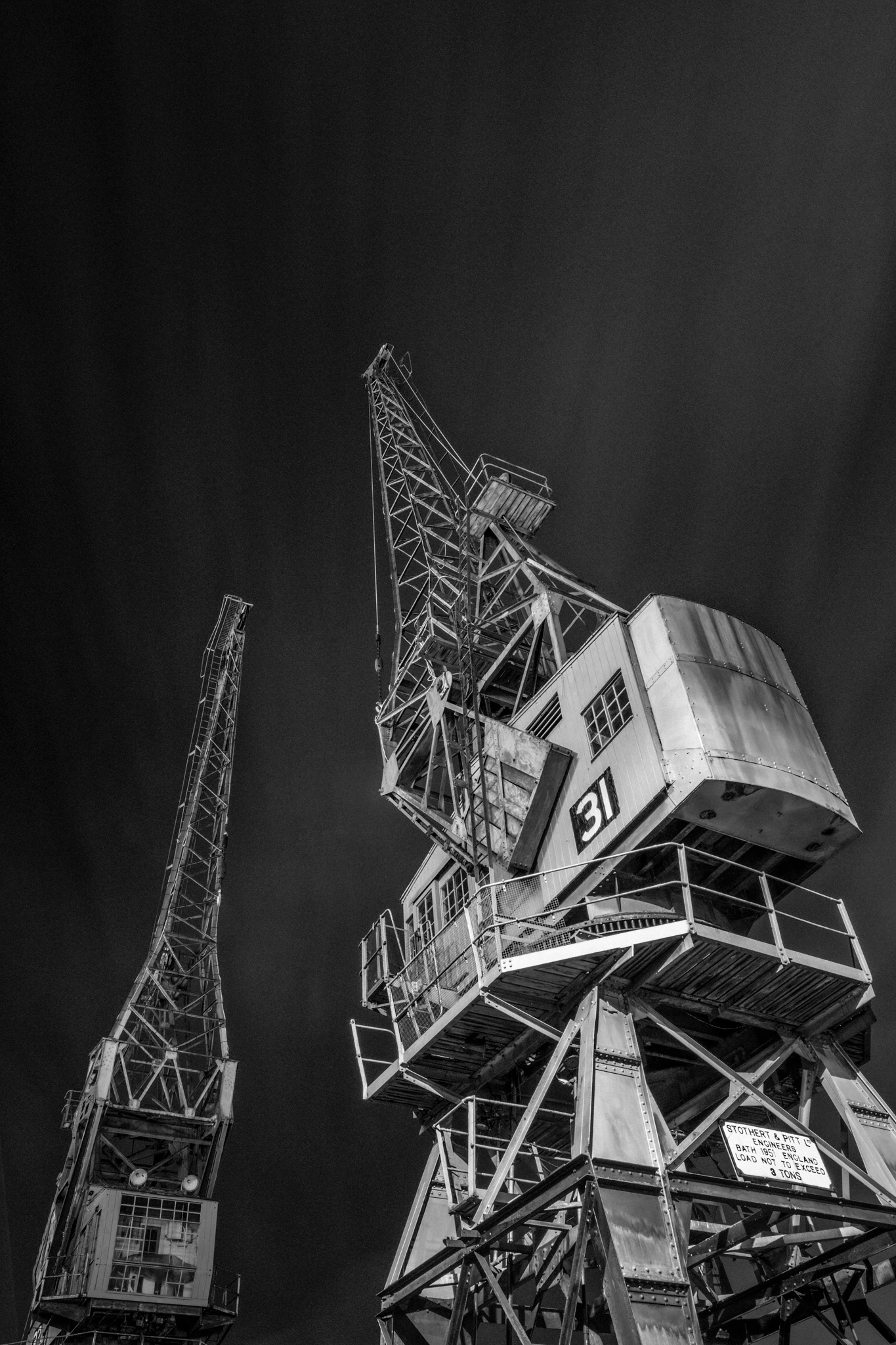 Electric Crane 31. Princes Wharf, Bristol Docks. 20.10.2019