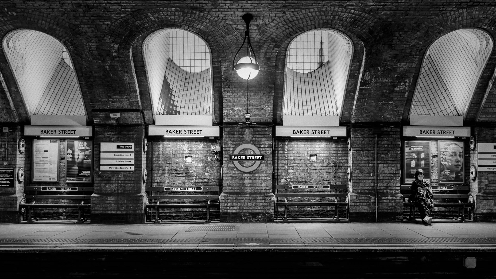 London Underground. Baker Street, London. 21.09.2018