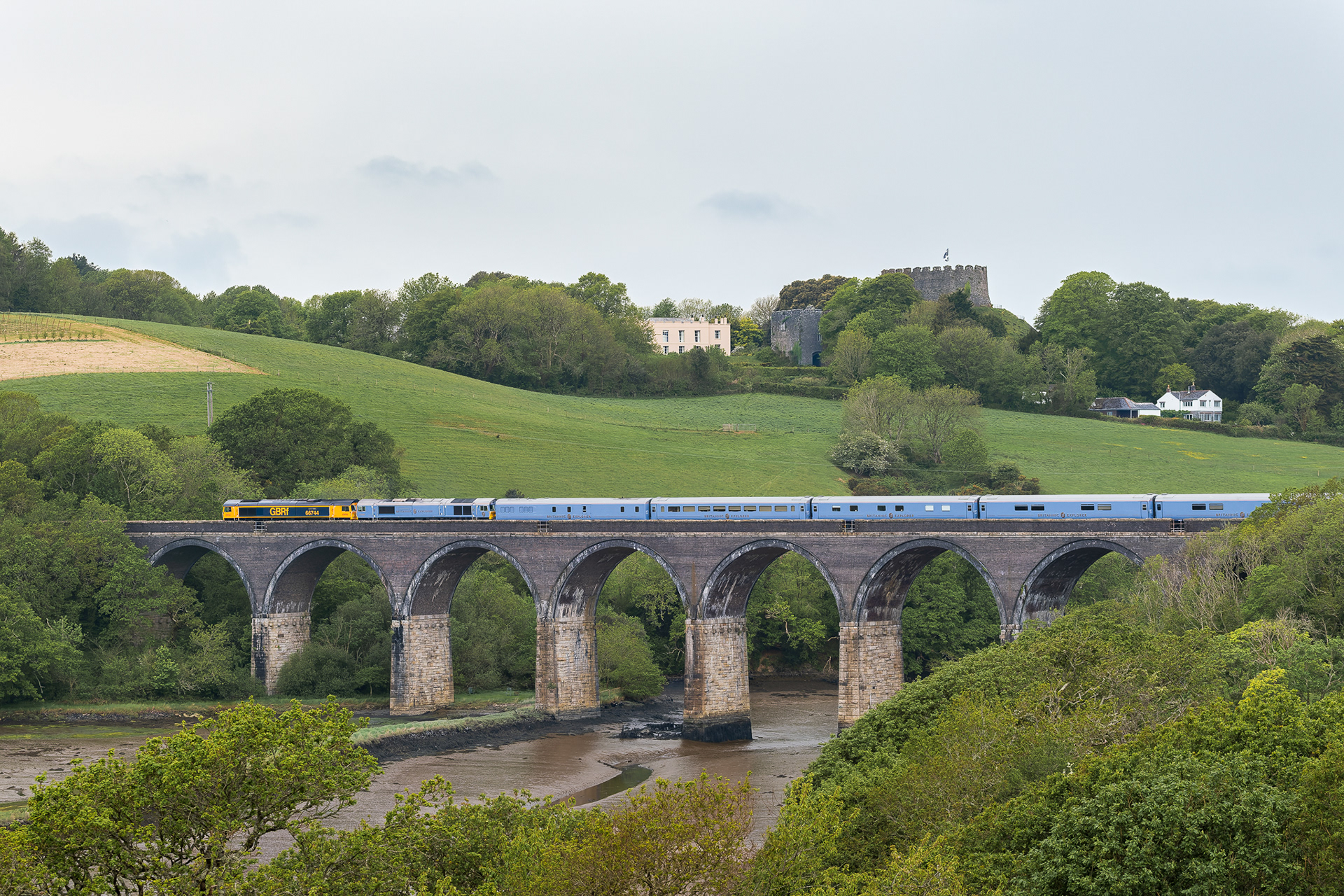 'Belmond Britannic Explorer'. Forder Viaduct, Saltash. 02.05.2026