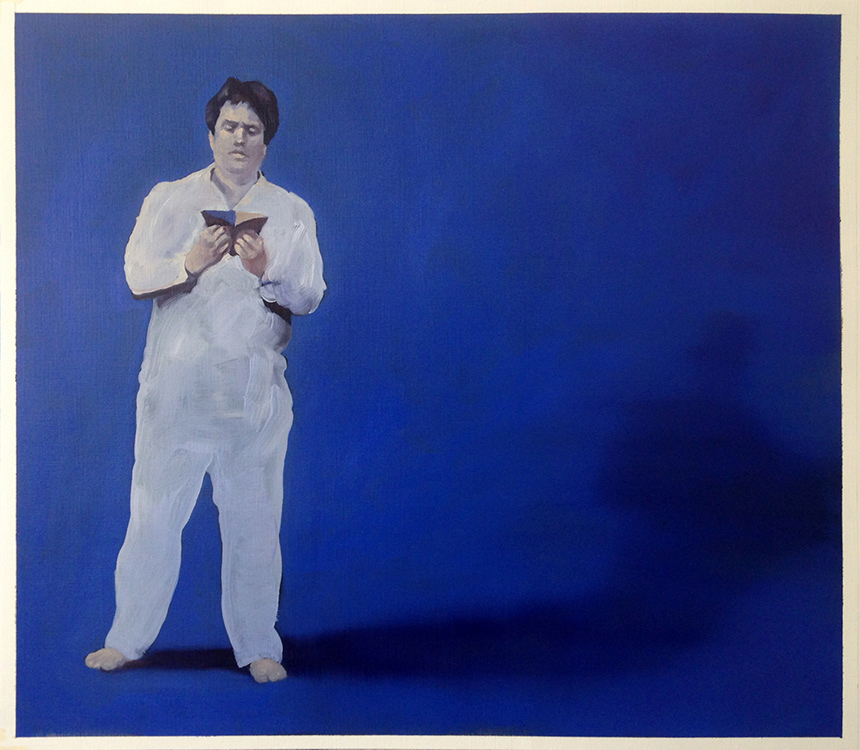 Oxymores - huile sur papier - 50 x 57 cm