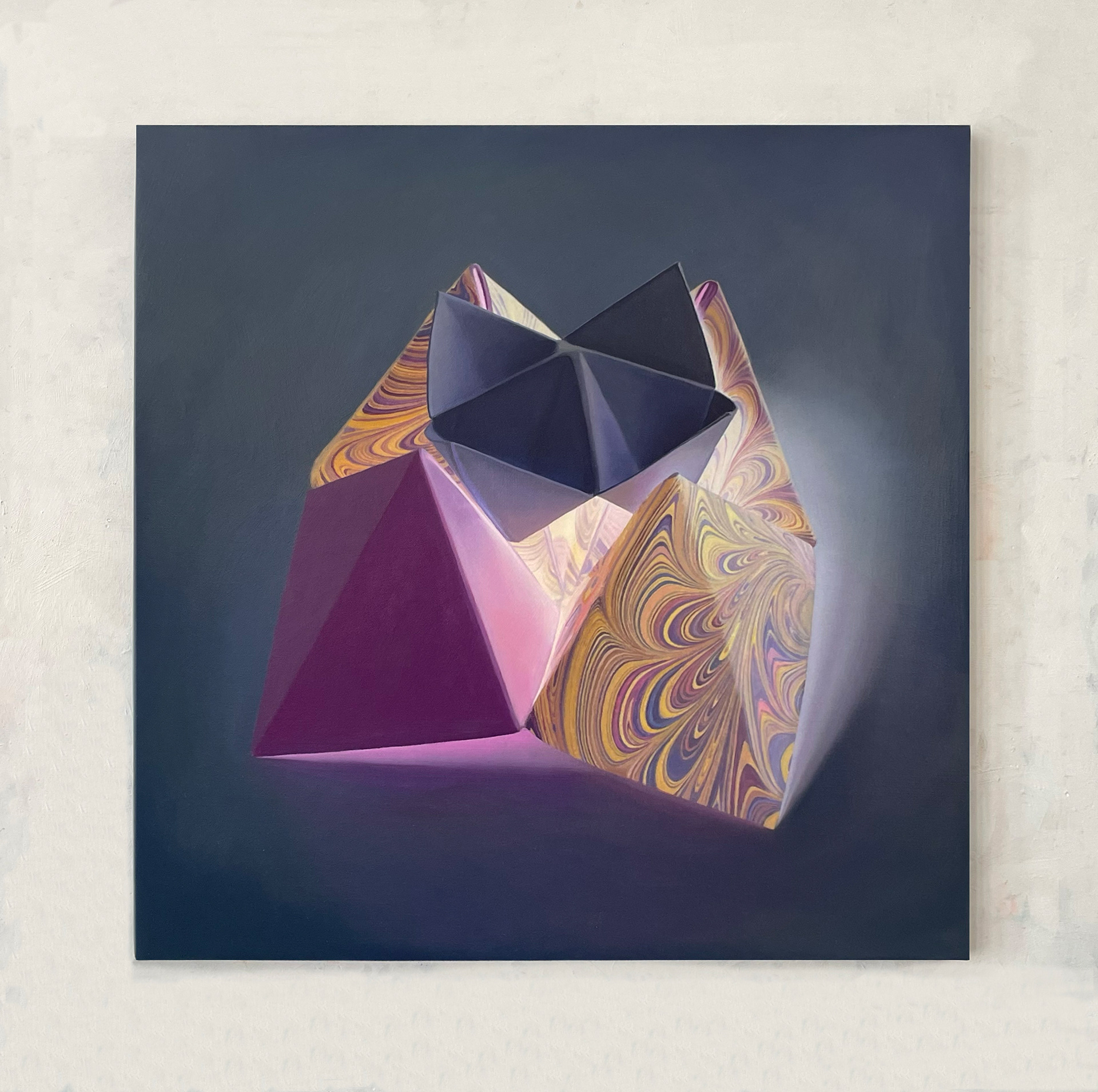 "Oxymores", huile sur toile, 60 x 60 cm