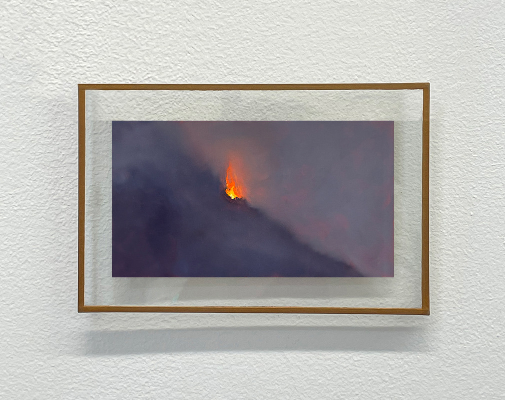 Série "Incendi" - accrochage Galerie le Coin des Arts, Paris