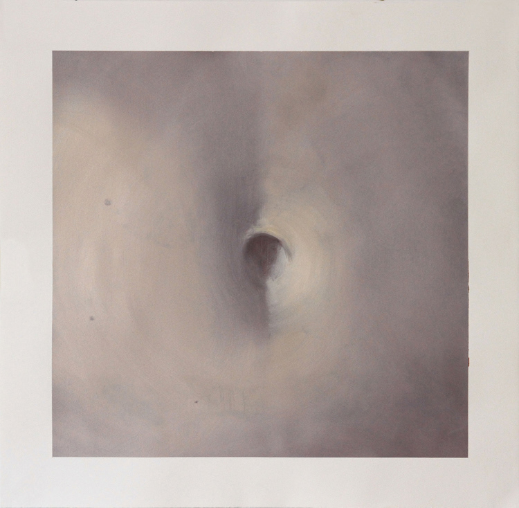 ORIGINES 2 Huile sur papier (55 x 55 cm) - © ADAGP, Paris