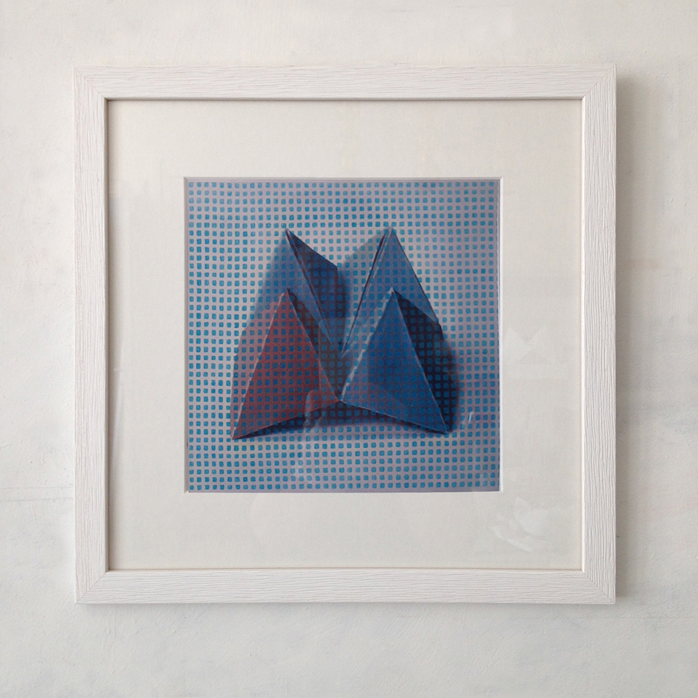 "Oxymores", technique mixte sur papier, 20x20 cm