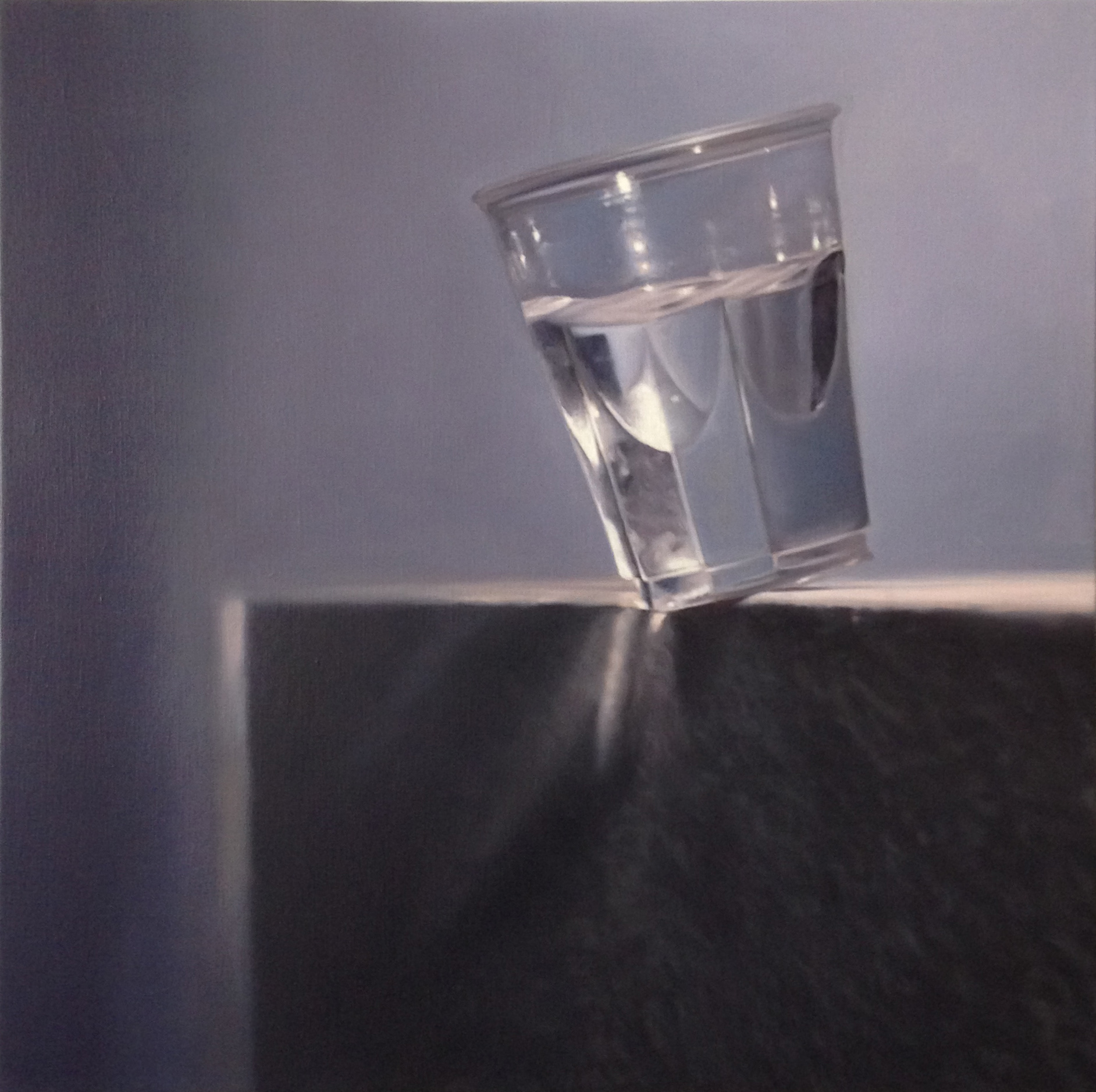 "Plastic dream I", huile sur toile_ 80 x 80 cm 