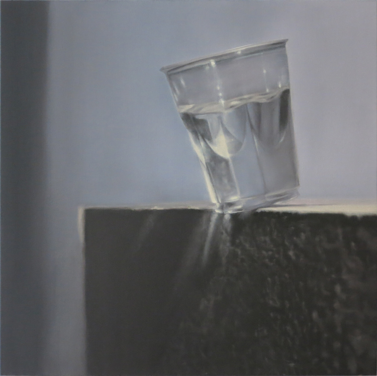 ELIXIR (série Jeux quotidiens) Huile sur toile (80 x 80 cm) - © ADAGP, Paris