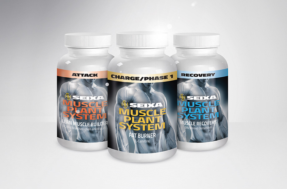Brand identity for Nutritional Supplements, designed by Marc Posch